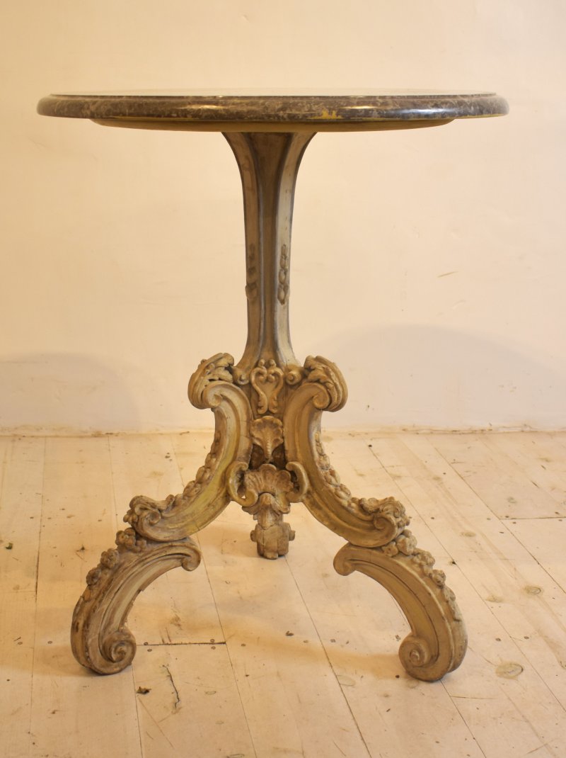 Marble top centre table - Image 4